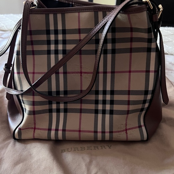Burberry canvas bag